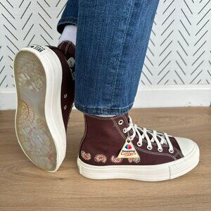 ⭐Converse Chuck Taylor Lift Platform Crafted Evolution 6 Women's Shoes A08174C
